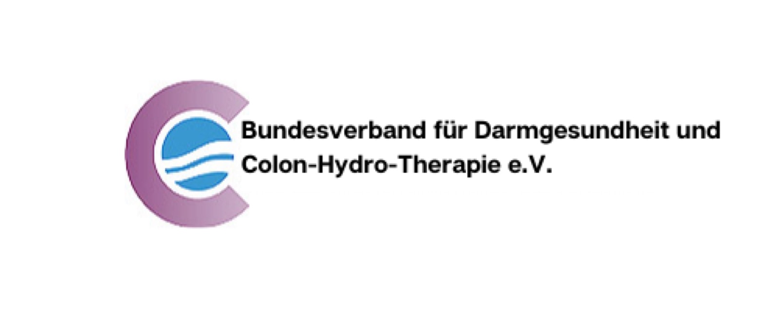 Logo of the Bundesverband für Darmgesundheit und Colon-Hydro-Therapie e.V. (German federal association for gut health and colon hydrotherapy)