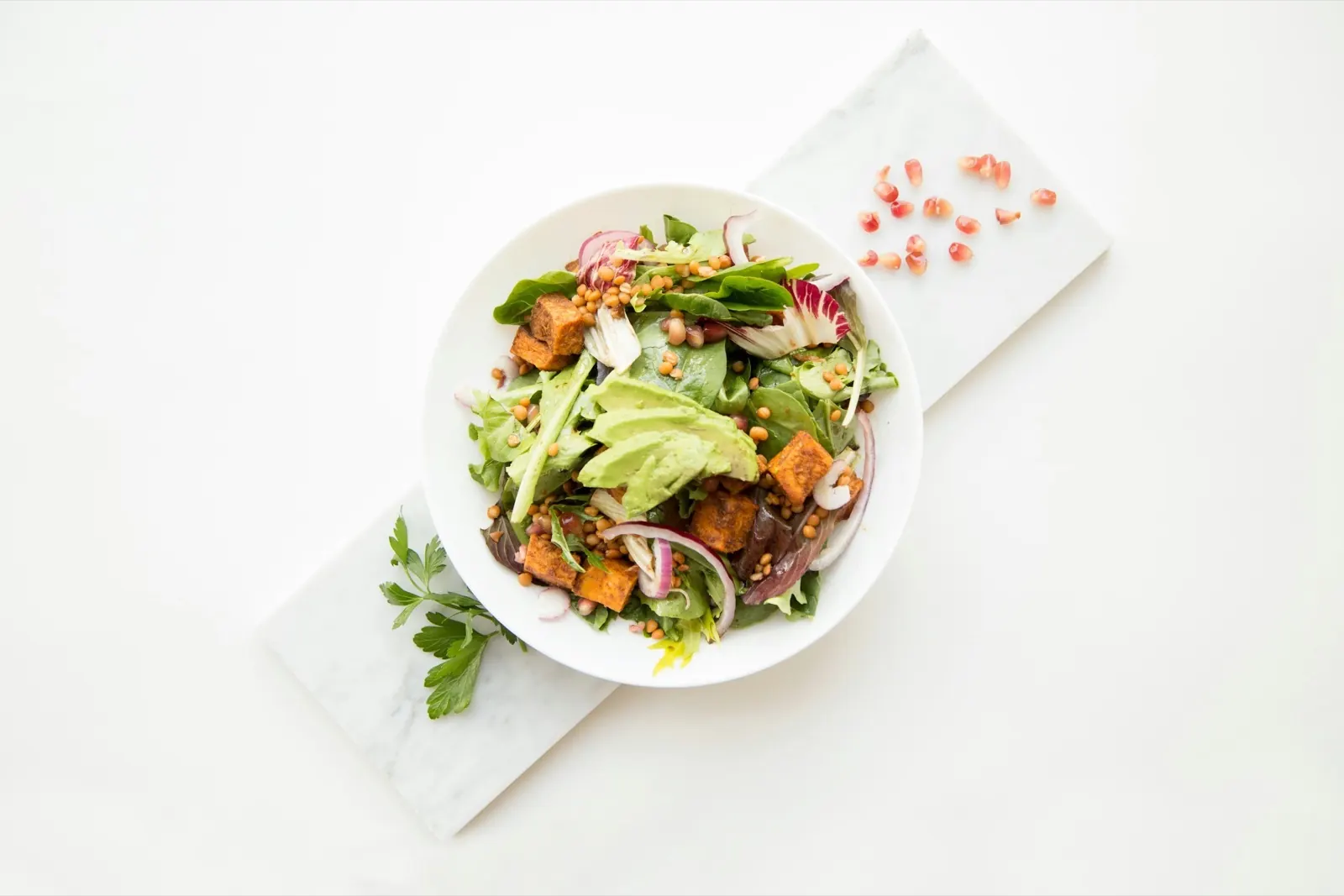 Gemüse und Salate mit hohem Bitterstoffgehalt