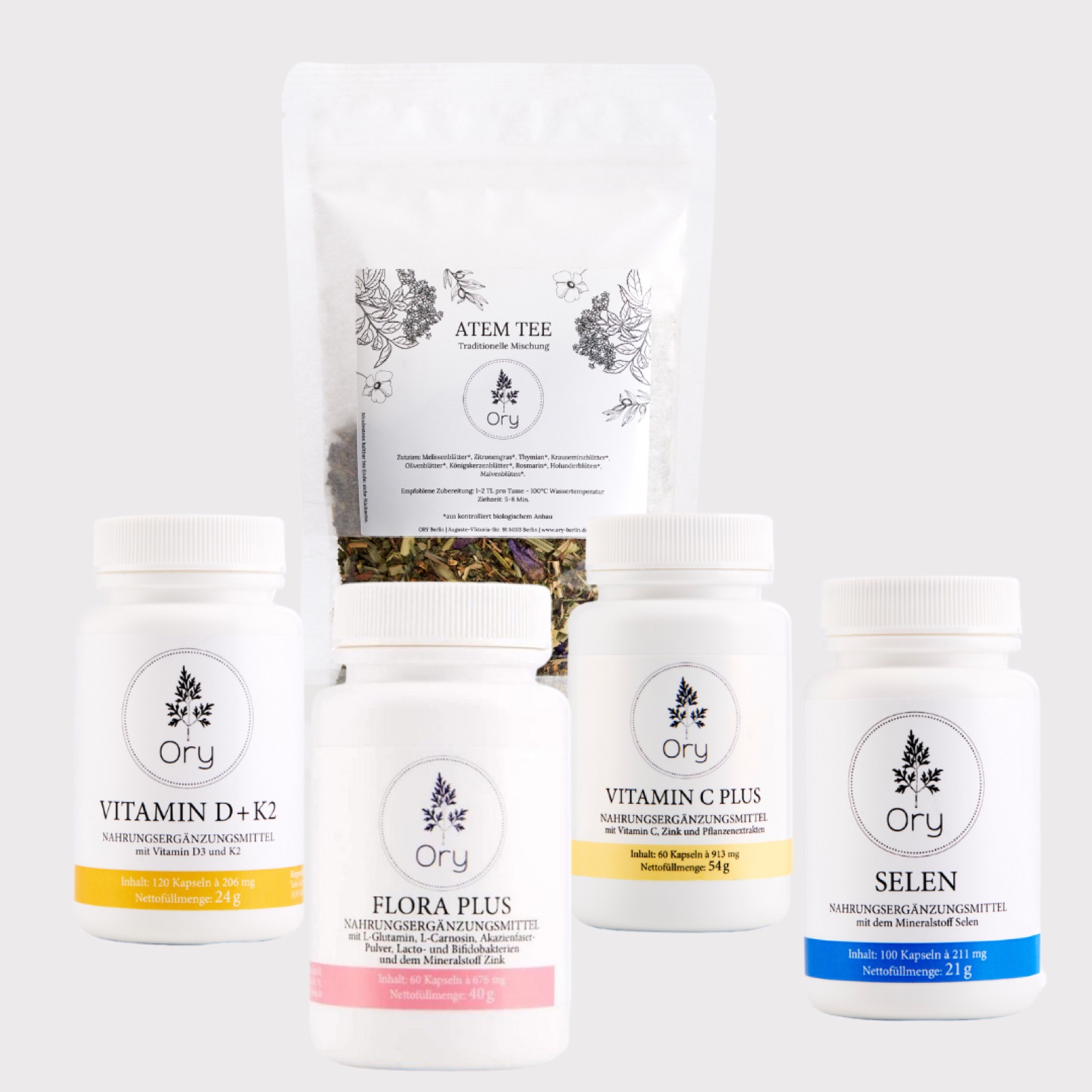 Immune package, dietary supplements